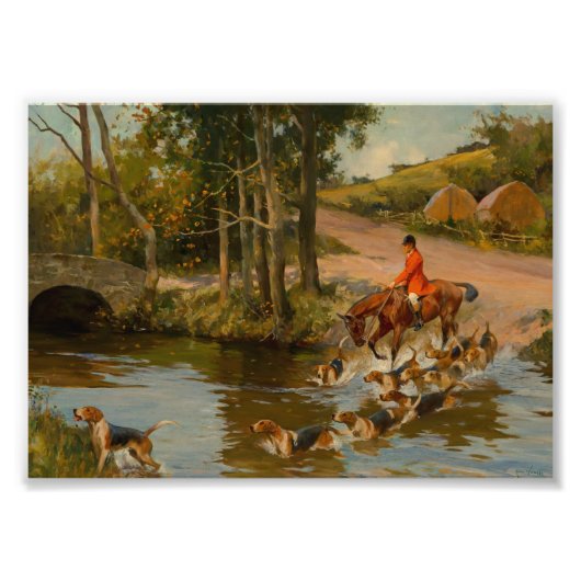 Meet English Beagle Hounds 1895 フォトプリント (正面)