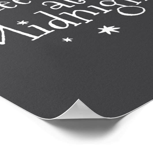 Meet Me At Midnight New Year 2026 Romantic Countdo ポスター (角)