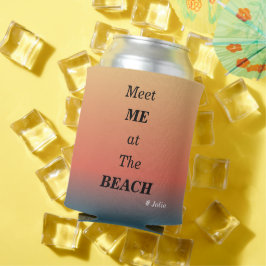 Meet Me At The Beach Summer Beach Sunrise Color 缶クーラー
