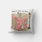 Meet Me At The Bookstore クッション (正面)