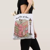 Meet Me At The Bookstore トートバッグ (クローズアップ)