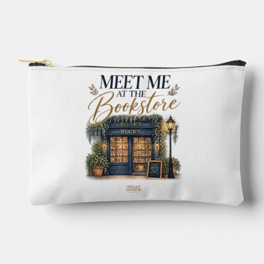 Meet Me at the Bookstore Accessory Pouch アクセサリーポーチ (正面)