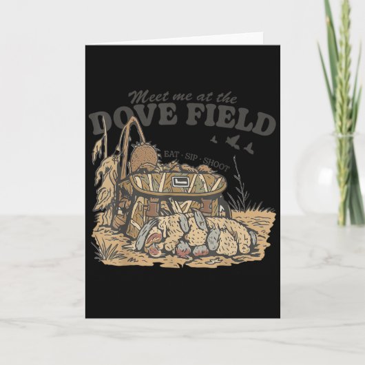 Meet Me At The Dove Field Dove Hunting Camo Bag Hu カード (正面)