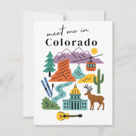 Meet Me In Coloradoハイキング自然土産 ポストカード