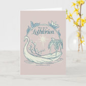 Meet me in LOTHLORIEN™ - Swan Boat カード (黄色い花)