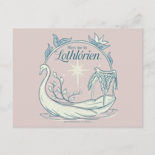 Meet me in LOTHLORIEN™ - Swan Boat ポストカード (正面)