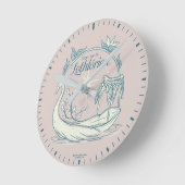 Meet me in LOTHLORIEN™ - Swan Boat ラウンド壁時計 (傾斜)