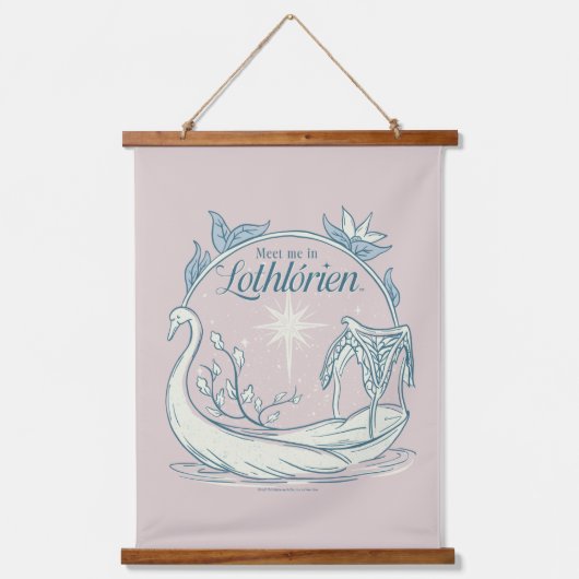 Meet me in LOTHLORIEN™ - Swan Boat 吊り下げ型タペストリー (正面)