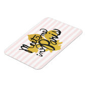 Meet Me in Paris Black and金ゴールド マグネット (左側)