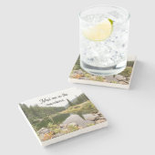 Meet Me in the Mountains Stone Coaster ストーンコースター (横)