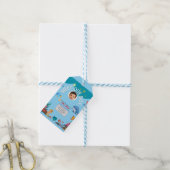 Meet Our Boy バースデー・ベビーシャワー招待状-海の中へ ギフトタグ (より糸付き)