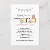 Meet The Mini Pink Books For Baby Card ノートカード (正面)