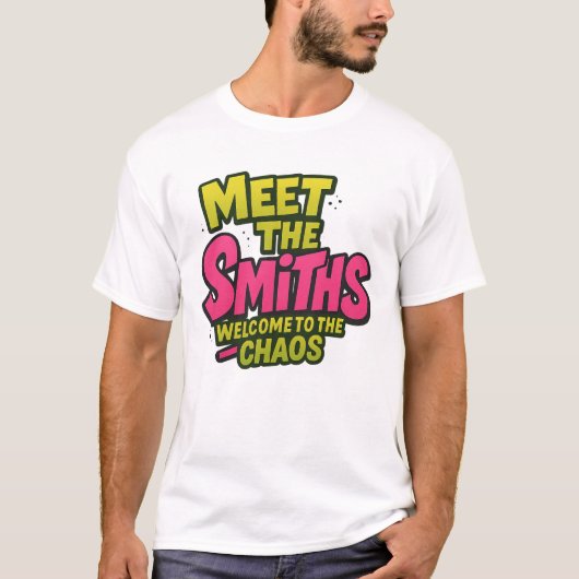 Meet The Smiths メンズTシャツ Tシャツ (正面)