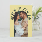 Meet Us In Destination Arch Photo Citrus Wedding セーブザデート (スタンド正面)