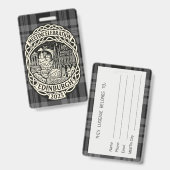 MEETinCelebration エジンバラ バッジ (正面＆裏面)