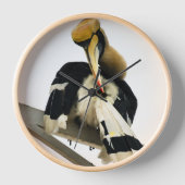 Meeting with the Great Hornbill:Icon of Phnom Penh 壁時計 (正面)