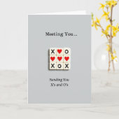 Meeting You Xoxo Card カード (黄色い花)