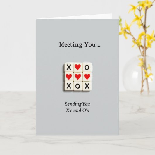 Meeting You Xoxo Card カード (黄色い花)