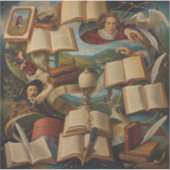 meets colourful artistic imagination シール (正面)