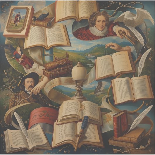 meets colourful artistic imagination シール (正面)