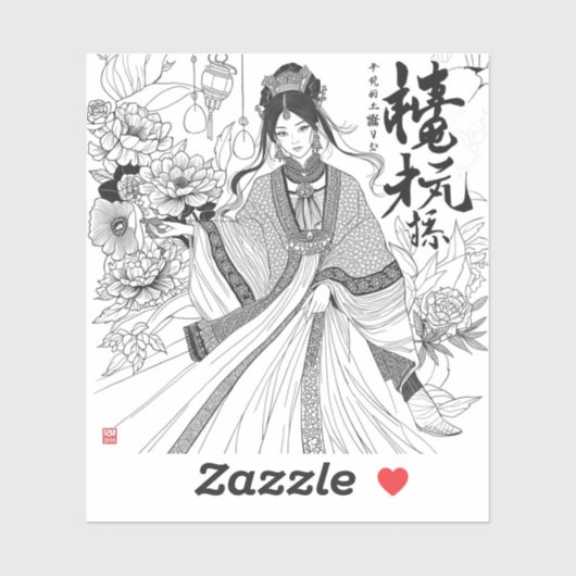 meets contemporary fashion artistry シール (シート)