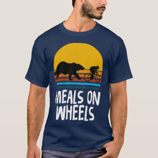 Meets On Wheelsおもしろいサイクリング Tシャツ