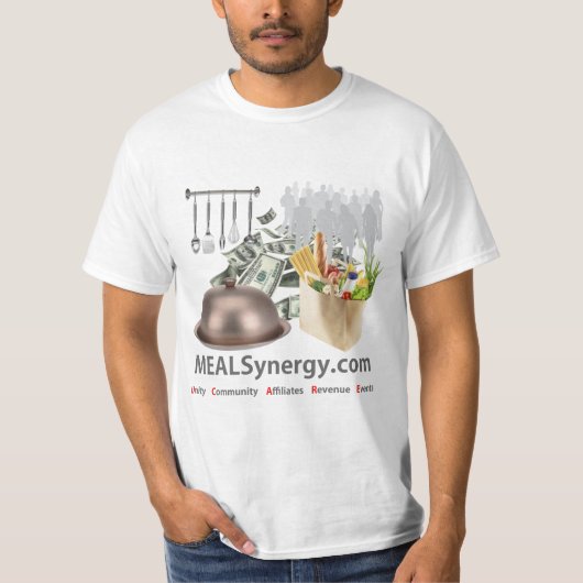 MEETSynergy - Tシャツ – 男 (正面)