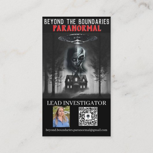 MEG VERTICAL WITH PHOTO 名刺 (裏面)