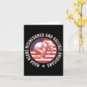 Mega Acronym Misinformed And Gullible Americans An カード (黄色い花)