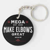 MEGA Make Elbows再素晴らしびカナダの肘アップ！ キーホルダー (裏面)