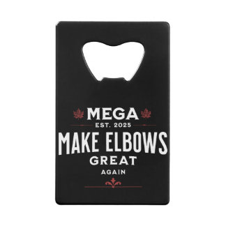 MEGA Make Elbows再素晴らしびカナダの肘アップ！ クレジットカード栓抜き
