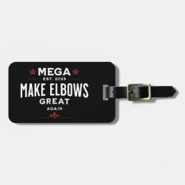 MEGA Make Elbows再素晴らしびカナダの肘アップ！ ラゲッジタグ