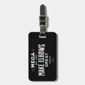 MEGA Make Elbows再素晴らしびカナダの肘アップ！ ラゲッジタグ (正面縦)