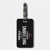 MEGA Make Elbows再素晴らしびカナダの肘アップ！ ラゲッジタグ (裏面縦)