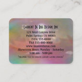 Megacoppaパールプロフェッショナル3.5インチx 2.5インチ 名刺 (裏面)