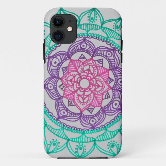 Megaflora著曼荼羅のiPhone 5の箱を基づかせていること Case-Mate iPhoneケース (裏面)