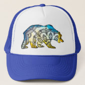 Megaflora著青および金ゴールドくまの急な回復 キャップ (正面)