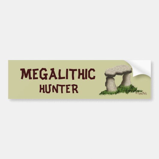 Megalithicハンター バンパーステッカー (正面)