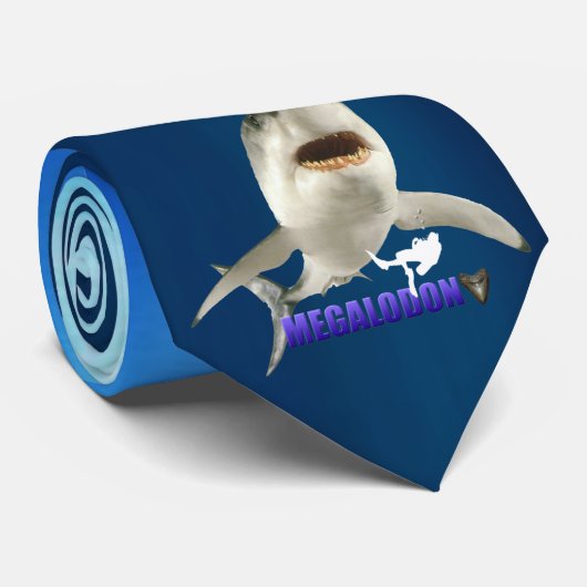Megalodonのタイ ネクタイ (ロール)