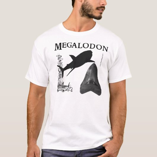 Megalodonのワイシャツ Tシャツ (正面)