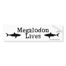 Megalodonの生命!  バンパーステッカー