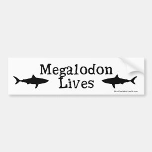 Megalodonの生命!  バンパーステッカー