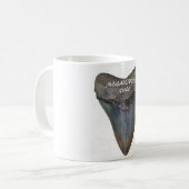 Megalodonの鮫の歯 コーヒーマグカップ (正面左)