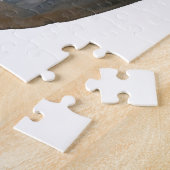 Megalodonの鮫の歯 ジグソーパズル (側面)