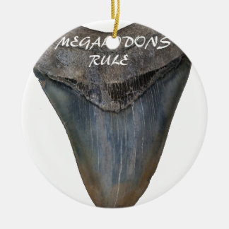 Megalodonの鮫の歯 セラミックオーナメント