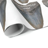 Megalodonの鮫の歯 ラッピングペーパー (ロールコーナー)