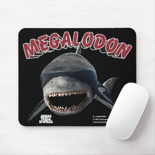 Megalodonの鮫 マウスパッド (マウス)