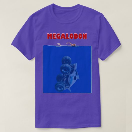 Megalodon Monster Truck Tシャツ (デザイン正面)