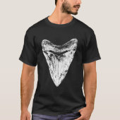 Megalodon Tooth Shark Meg Sharks Fossil Th Tシャツ (正面)