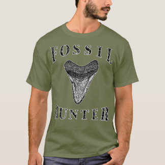 Megalodon Tooth Sharks Tooth Fossil Hunter Tシャツ